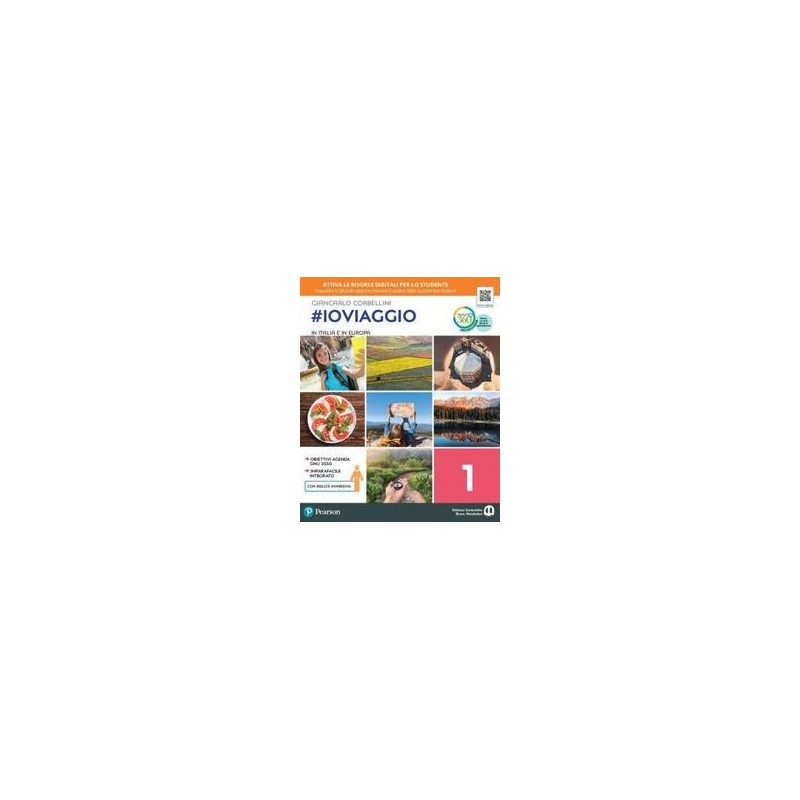 IOVIAGGIO 1 VOL + REGIONI + ATL. 1 + LIBROLIQUIDO + DIDASTORE - ISBN: 9788869105623