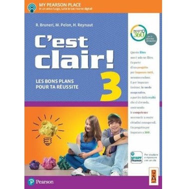 C'EST CLAIR! 3 VOL + APPRENDREPOURTOUS + ITE + AB + MONLABO + DIDASTOR - ISBN: 9788861615816