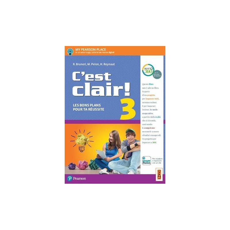 C'EST CLAIR! 3 VOL + APPRENDREPOURTOUS + ITE + AB + MONLABO + DIDASTOR - ISBN: 9788861615816