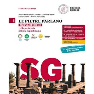 LE PIETRE PARLANO N.E. 1 + ATLANTE + ED CIVICA - ISBN: 9788858343104