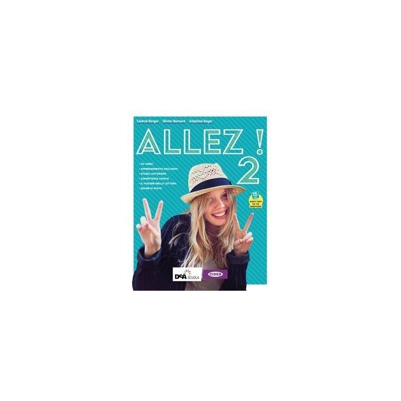 ALLEZ! LIVRE DE L'ELEVE ET CAHIER 2 + EASY EBOOK 2 (SU DVD) + EBOOK 2 - ISBN: 9788853019868