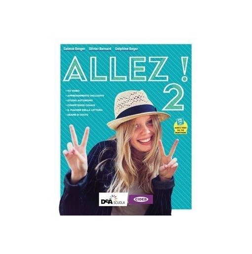 ALLEZ! LIVRE DE L'ELEVE ET CAHIER 2 + EASY EBOOK 2 (SU DVD) + EBOOK 2 - ISBN: 9788853019868