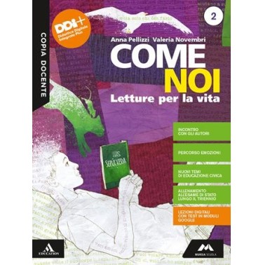 COME NOI VOL. 2 + LETTERATURA - ISBN: 9788893245869