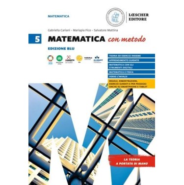 MATEMATICA CON METODO ED. BLU VOL. 5 - ISBN: 9788858346747