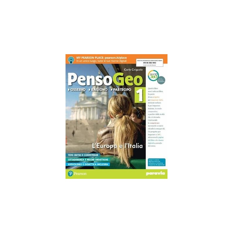 PENSOGEO 1 VOL + ATL. + LIMPARAFACILE + REGIONI + LIBROLIQUIDO + D - ISBN: 9788839529442