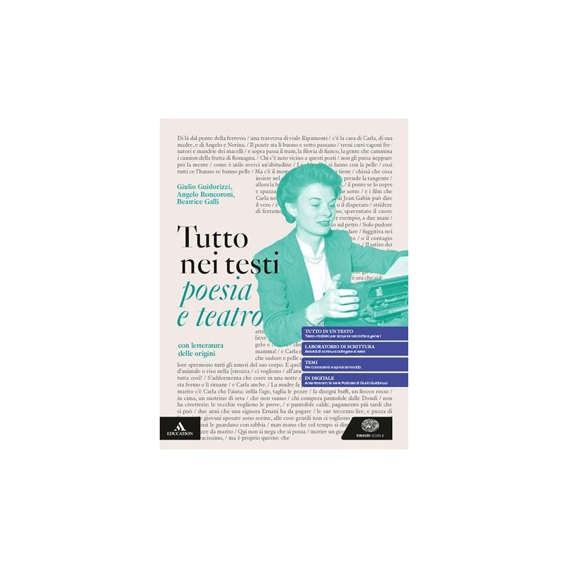 TUTTO NEI TESTI POESIA E TEATRO CON LETTERATURA ORIGINI