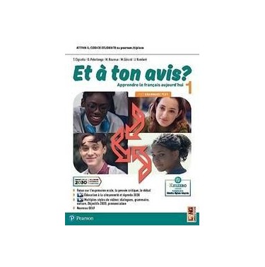 ET A TON AVIS? AVEC GRAMMAIRE PLUS - ISBN: 9788861617995