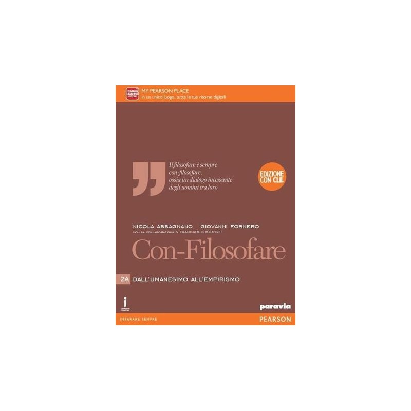 CON FILOSOFARE 2 ED. CLIL VOL2A + 2B + PHILOSOPHYENG2 + ITE + DIDAST - ISBN: 9788839528049