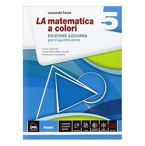 NUOVA MATEMATICA COLORI AZZURRA 5 + EB - ISBN: 9788849420180