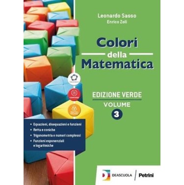 COLORI DELLA MATEMATICA ED. VERDE 3 + EBOOK + MODULO STATISTICA E PROB - ISBN: 9788849422979