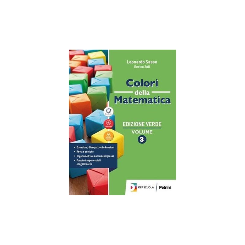 COLORI DELLA MATEMATICA ED. VERDE 3 + EBOOK + MODULO STATISTICA E PROB - ISBN: 9788849422979