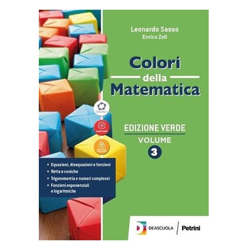 COLORI DELLA MATEMATICA ED. VERDE 3 + EBOOK + MODULO STATISTICA E PROB - ISBN: 9788849422979