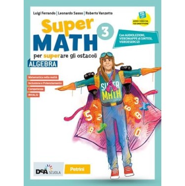 SUPERMATH ALGEBRA + GEOMETRIA 3 + EASY EBOOK (SU DVD) + EBOOK - ISBN: 9788849423532
