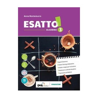 ESATTO! ALGEBRA + GEOMETRIA 3 + QUADERNO OPERATIVO 3 + PRONTUARIO 3 - ISBN: 9788851157630