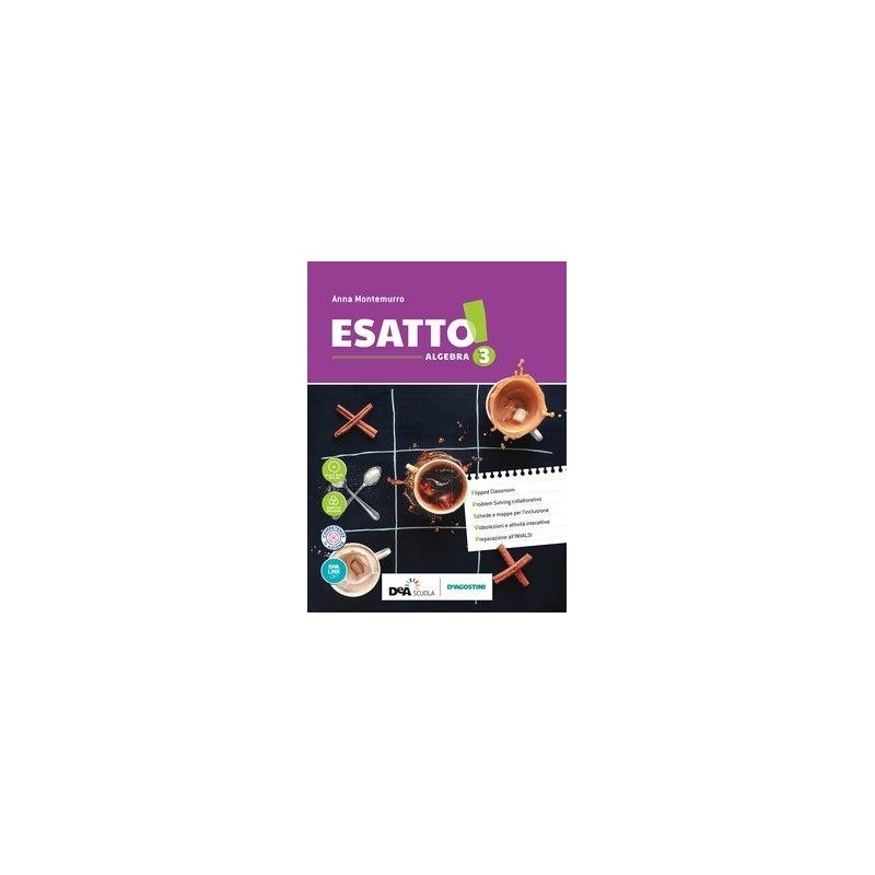 ESATTO! ALGEBRA + GEOMETRIA 3 + QUADERNO OPERATIVO 3 + PRONTUARIO 3 - ISBN: 9788851157630