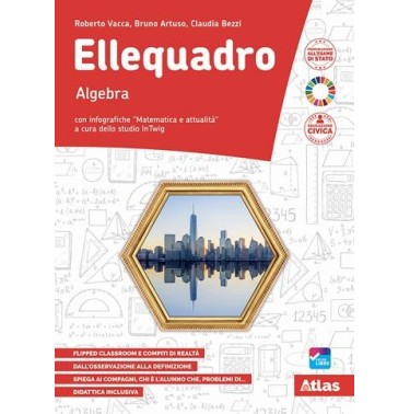 ELLEQUADRO 3 ARITMETICA + GEOMETRIA + LABORATORIO - ISBN: 9788826823935
