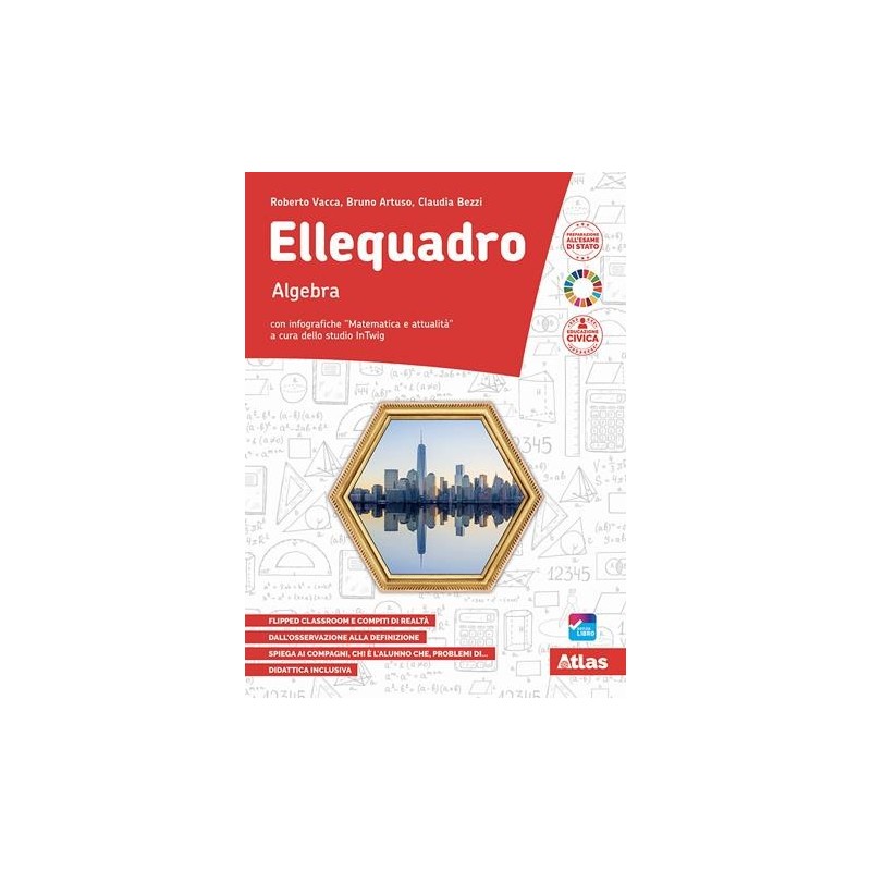 ELLEQUADRO 3 ARITMETICA + GEOMETRIA + LABORATORIO - ISBN: 9788826823935
