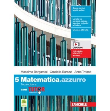 MATEMATICA.AZZURRO VOL. 5 CON TUTOR + EBOOK - ISBN: 9788808451880