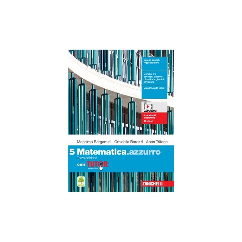 MATEMATICA.AZZURRO VOL. 5 CON TUTOR + EBOOK - ISBN: 9788808451880