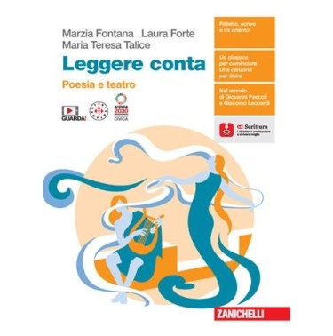 LEGGERE CONTA. POESIA E TEATRO - ISBN: 9788808362254