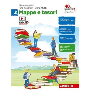 MAPPE E TESORI. PER LA SCUOLA MEDIA. CON E-BOOK. VOL. 3 - ISBN: 9788808604057