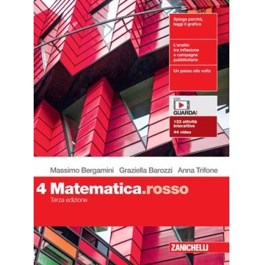 MATEMATICA.ROSSO VOL. 4 - ISBN: 9788808811530