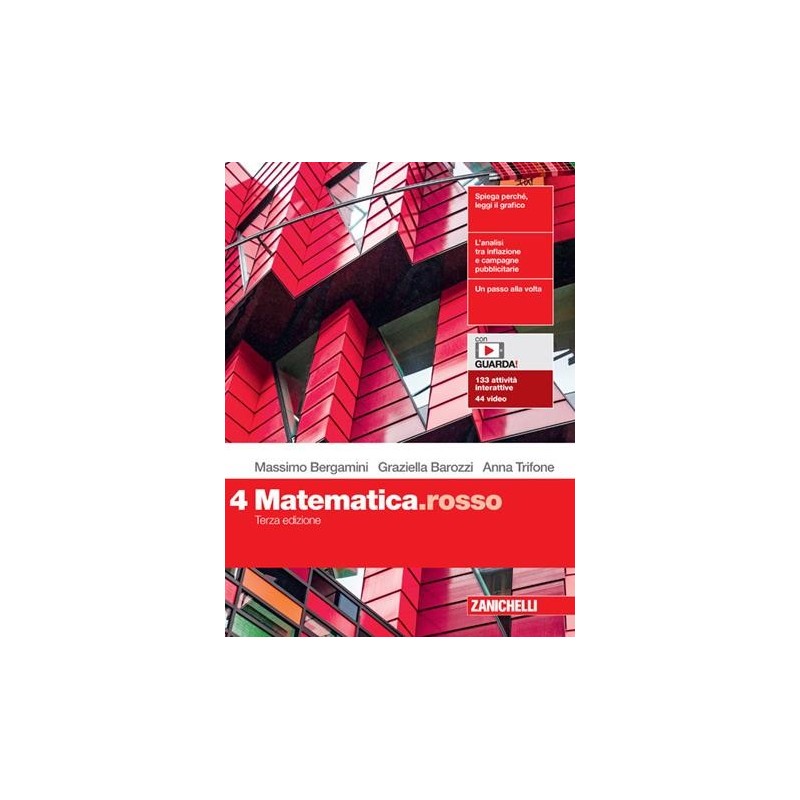MATEMATICA.ROSSO VOL. 4 - ISBN: 9788808811530