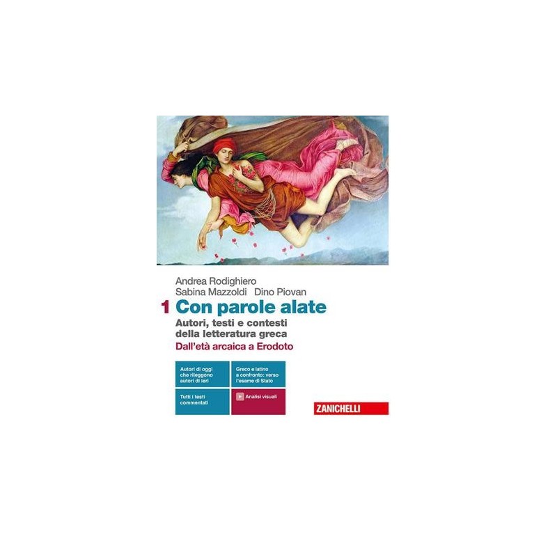 CON PAROLE ALATE. AUTORI, TESTI E CONTESTI DELLA LETTERATURA GRECA - ISBN: 9788808433947