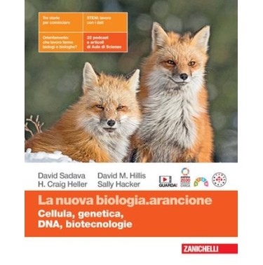 NUOVA BIOLOGIA ARANCIONE CELLULA GENETICA DNA BIOTECNOLOGIE - ISBN: 9788808718273