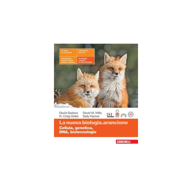 NUOVA BIOLOGIA ARANCIONE CELLULA GENETICA DNA BIOTECNOLOGIE - ISBN: 9788808718273