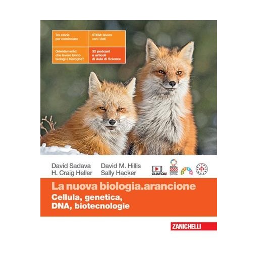 NUOVA BIOLOGIA ARANCIONE CELLULA GENETICA DNA BIOTECNOLOGIE - ISBN: 9788808718273