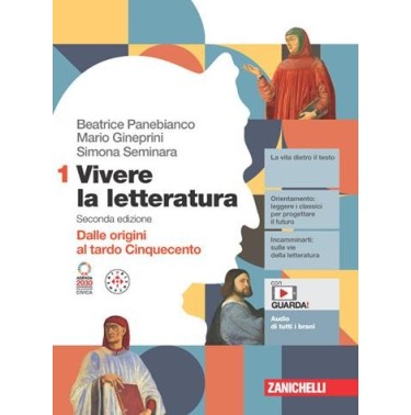 VIVERE LA LETTERATURA VOL. 1 + ANTOLOGIA DELLA COMEMDIA - ISBN: 9788808703590