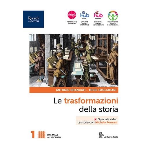 TRASFORMAZ STORIA 1 VOL + FASC + ED CIV SET - ISBN: 9788830222632