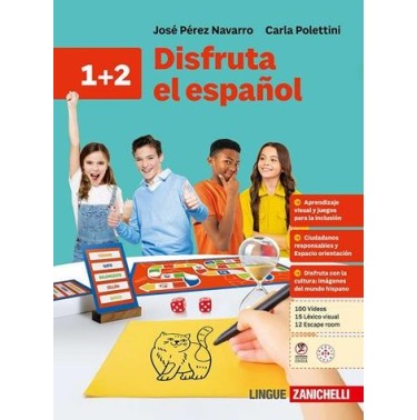 DISFRUTA EL ESPANOL 1+2 - ISBN: 9788808262516