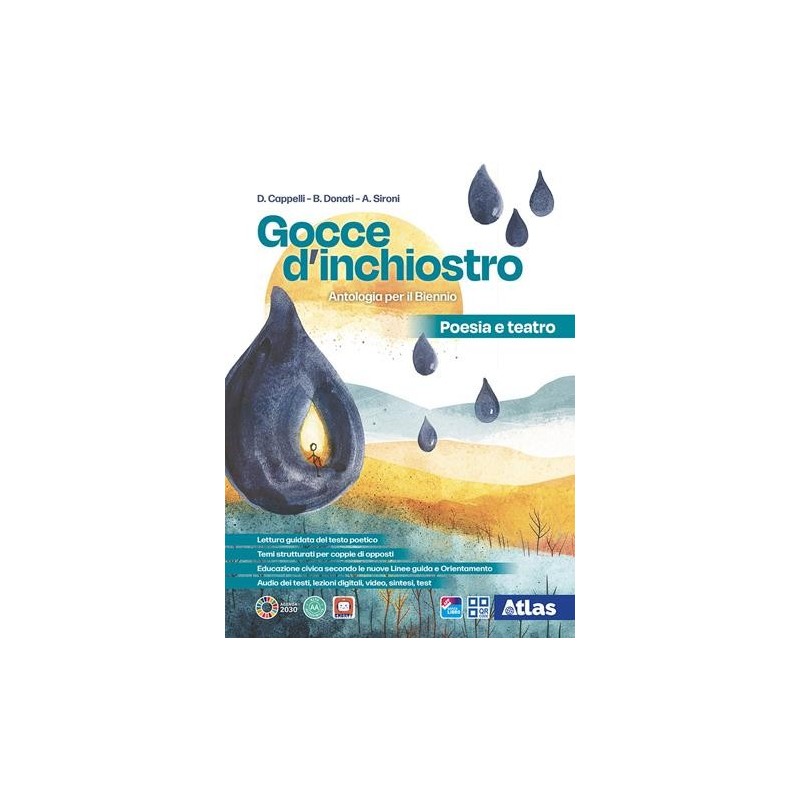 GOCCIE D'INCHIOSTRO POESIA E TEATRO - ISBN: 9788826825250
