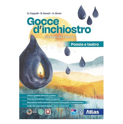 GOCCIE D'INCHIOSTRO POESIA E TEATRO - ISBN: 9788826825250