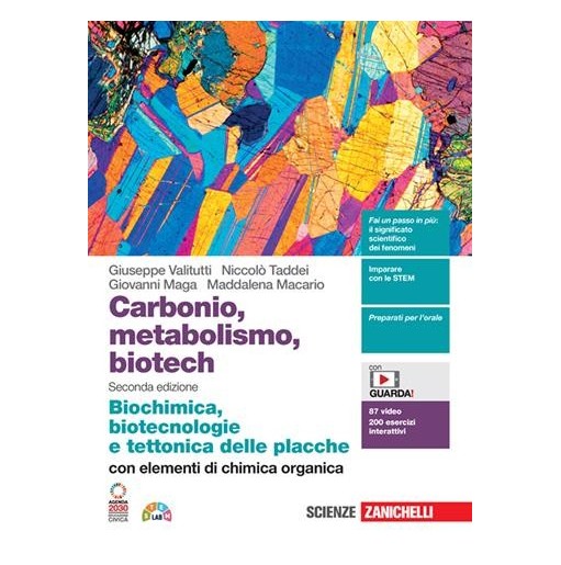 CHIMICA METABOLISMO BIOTECH BIOCHIMICA E BIOTECNOLOGIE TETTONICA DEL - ISBN: 9788808473738