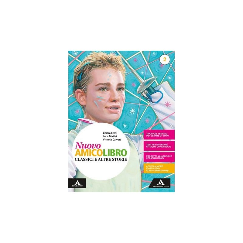 NUOVO AMICOLIBRO 2 + LETTERATURA + PERCORSI PER L'APPRENDIMENTO + DVD - ISBN: 9788824774086