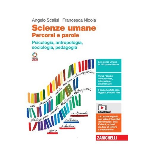 SCIENZE UMANE PSICOLOGIA ANTROPOLOGIA SCOCIOLOGIA PEDAGOGIA - ISBN: 9788808492258