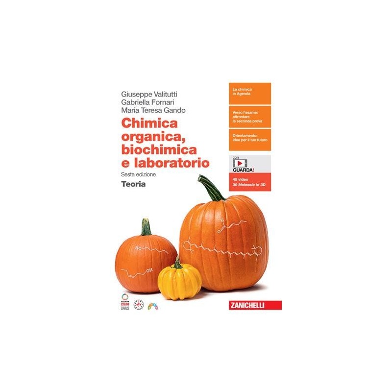 CHIMICA ORGANICA BIOCHIMICA E LABORATORIO. TEORIA - ISBN: 9788808899675
