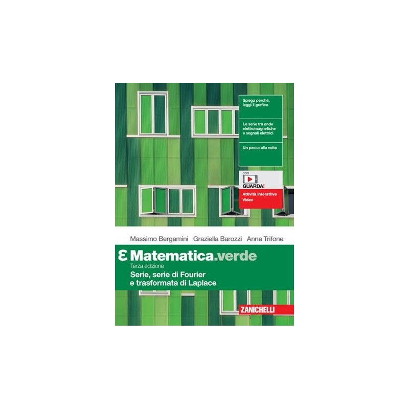 MATEMATICA.VERDE MODULO EPSILON - ISBN: 9788808170002