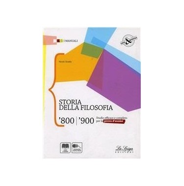 STORIA DELLA FILOSOFIA '800/'900