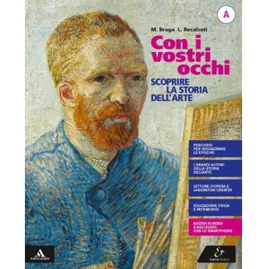 CON I VOSTRI OCCHI VOL. A STORIA DELL'ARTE + VOL. B GRAMMATICA VISUALE - ISBN: 9788863084320