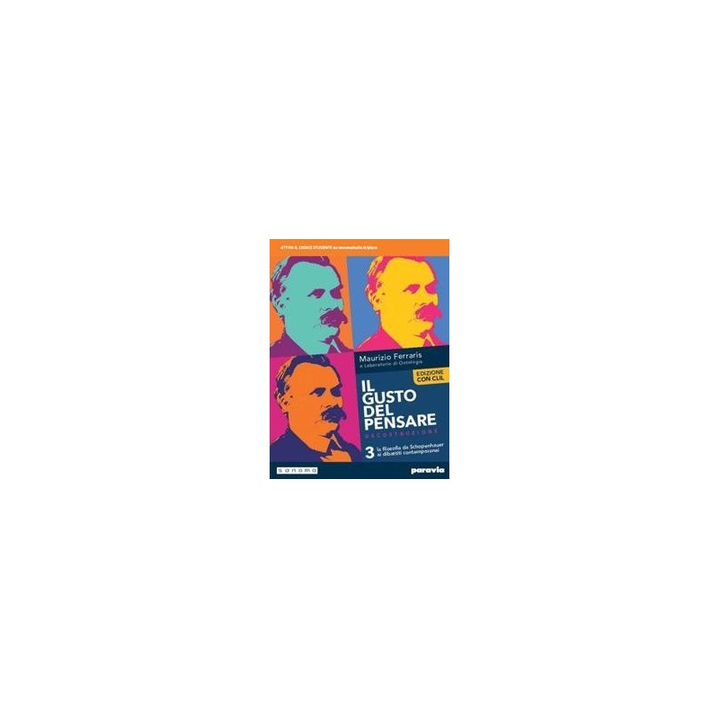 IL GUSTO DEL PENSARE 3 ED. CON CLIL - ISBN: 9788839536198