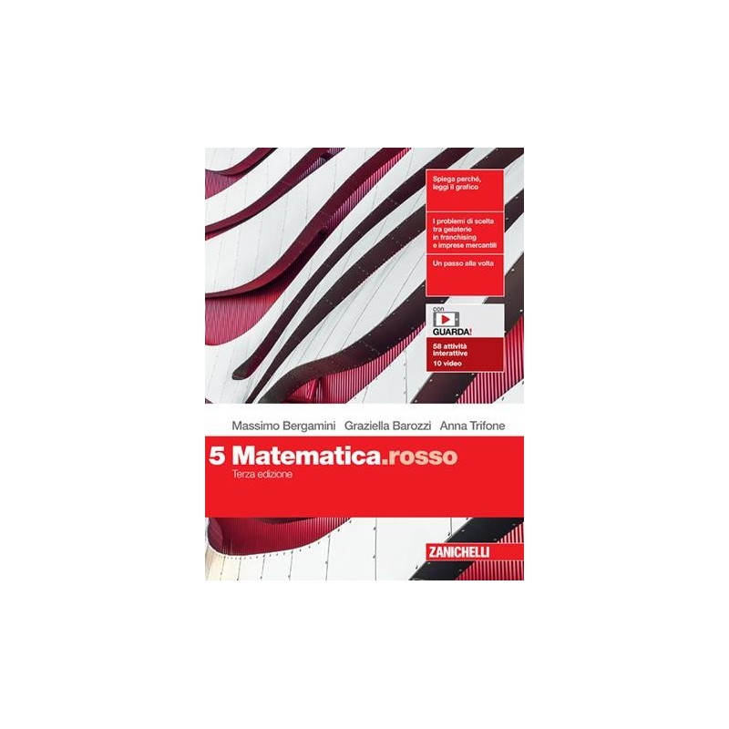MATEMATICA.ROSSO VOL. 5 3ED + E-BK - ISBN: 9788808749185