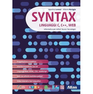 SYNTAX LINGUAGGI C, C++ , WEB - ISBN: 9788826824765