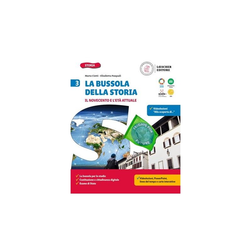 LA BUSSOLA DELLA STORIA 3 + QUADERNO - ISBN: 9788858339428