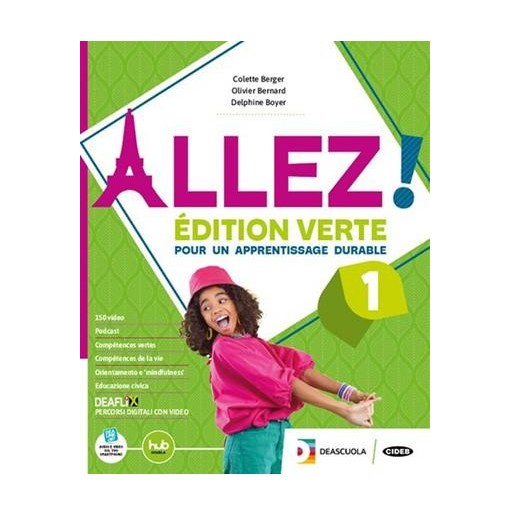 ALLEZ! EDITION VERTE LIVRE DE L'ELEVE ET CAHIER 1 + ARSENE LUPIN + EB - ISBN: 9788853022578