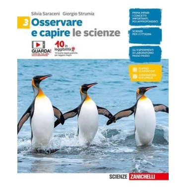 OSSERVARE E CAPIRE. LE SCIENZE. PER LE SCUOLE SUPERIORI. CON EBK - ISBN: 9788808369604