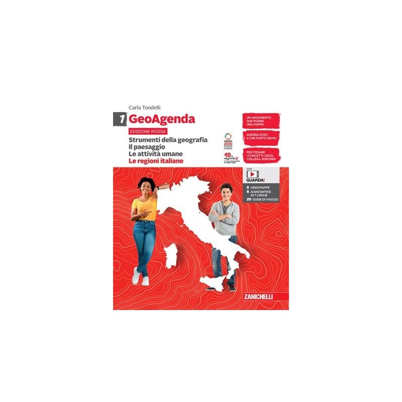GEOAGENDA ED. ROSSA VOL. 1 LE REGIONI ITALIANE - ISBN: 9788808431813